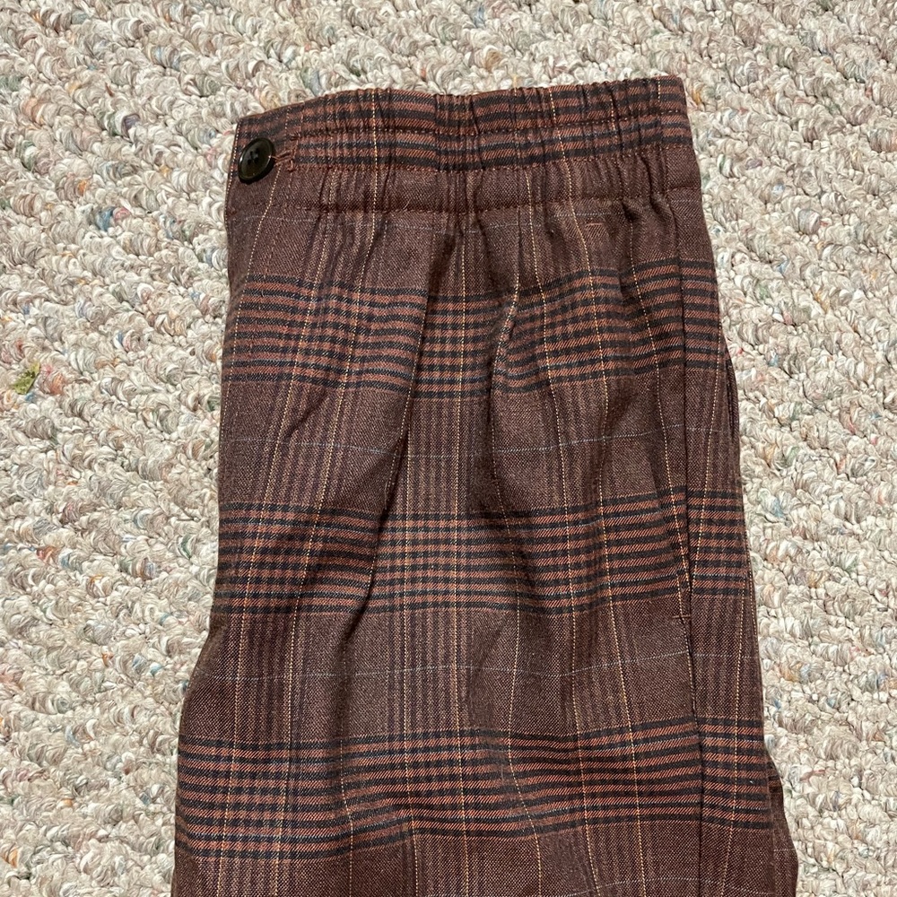 Madewell Crop Plaid Pant
